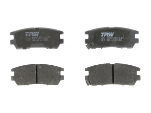 Купить GDB1127 TRW Тормозные колодки задние Паджеро Спорт 1 (2.8 TDi, 3.0 V6) с звуковым предупреждением износа